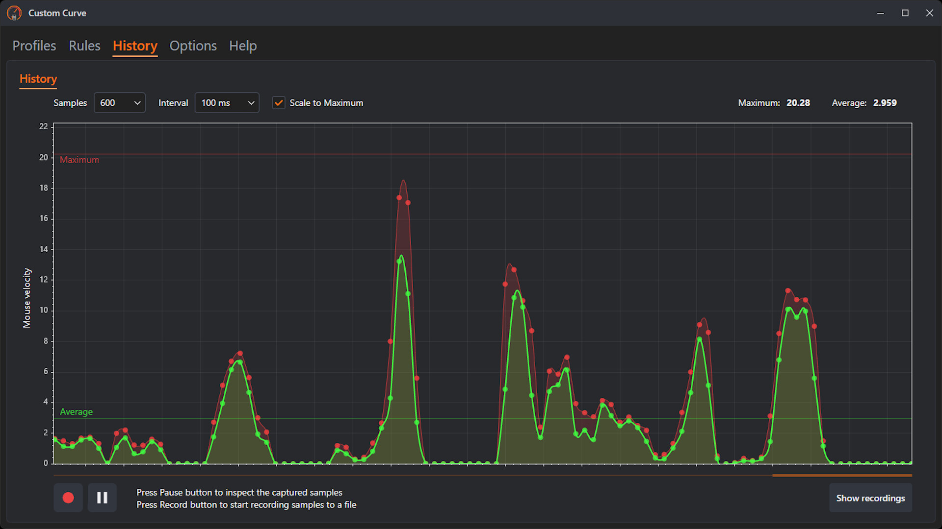 Custom Curve screenshot 2