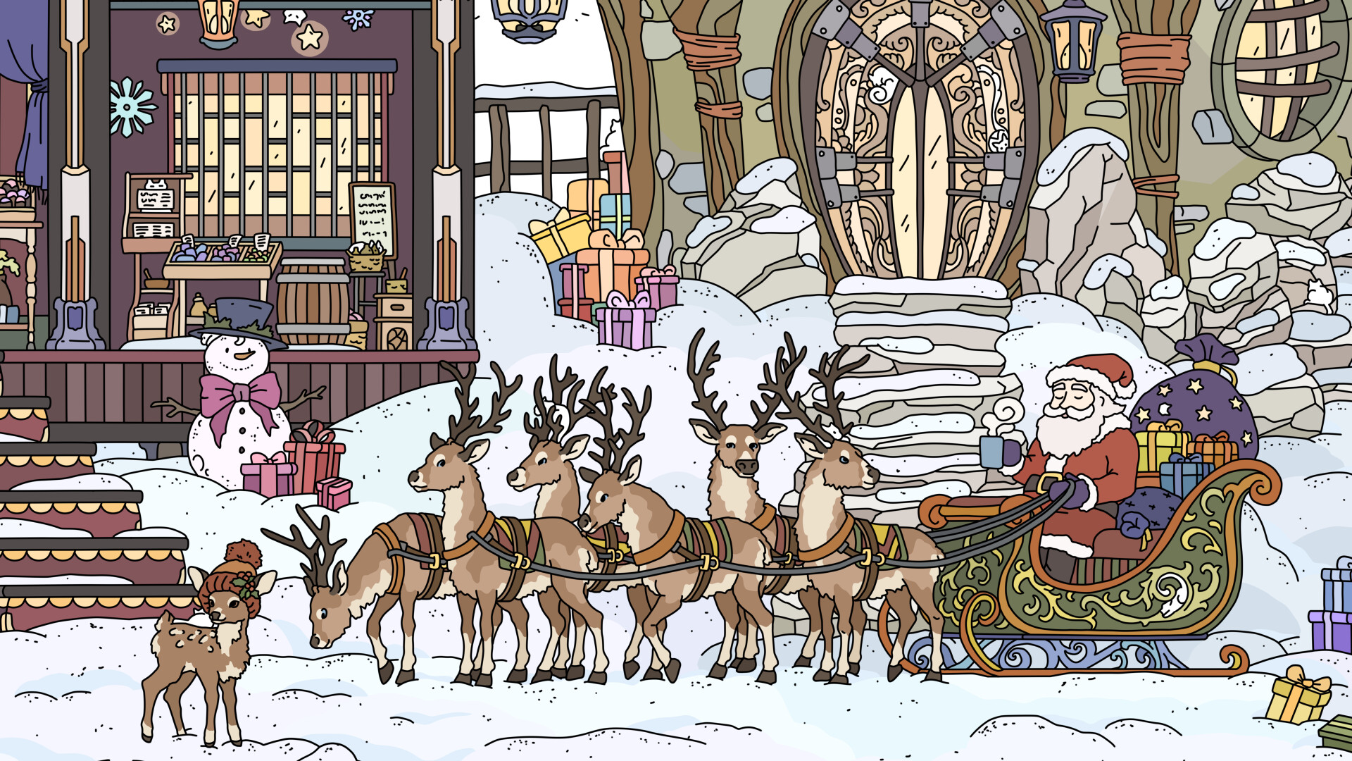 HIDDEN CATS 8: Happy New Year 🎄🥂🎅 Featured Screenshot #1