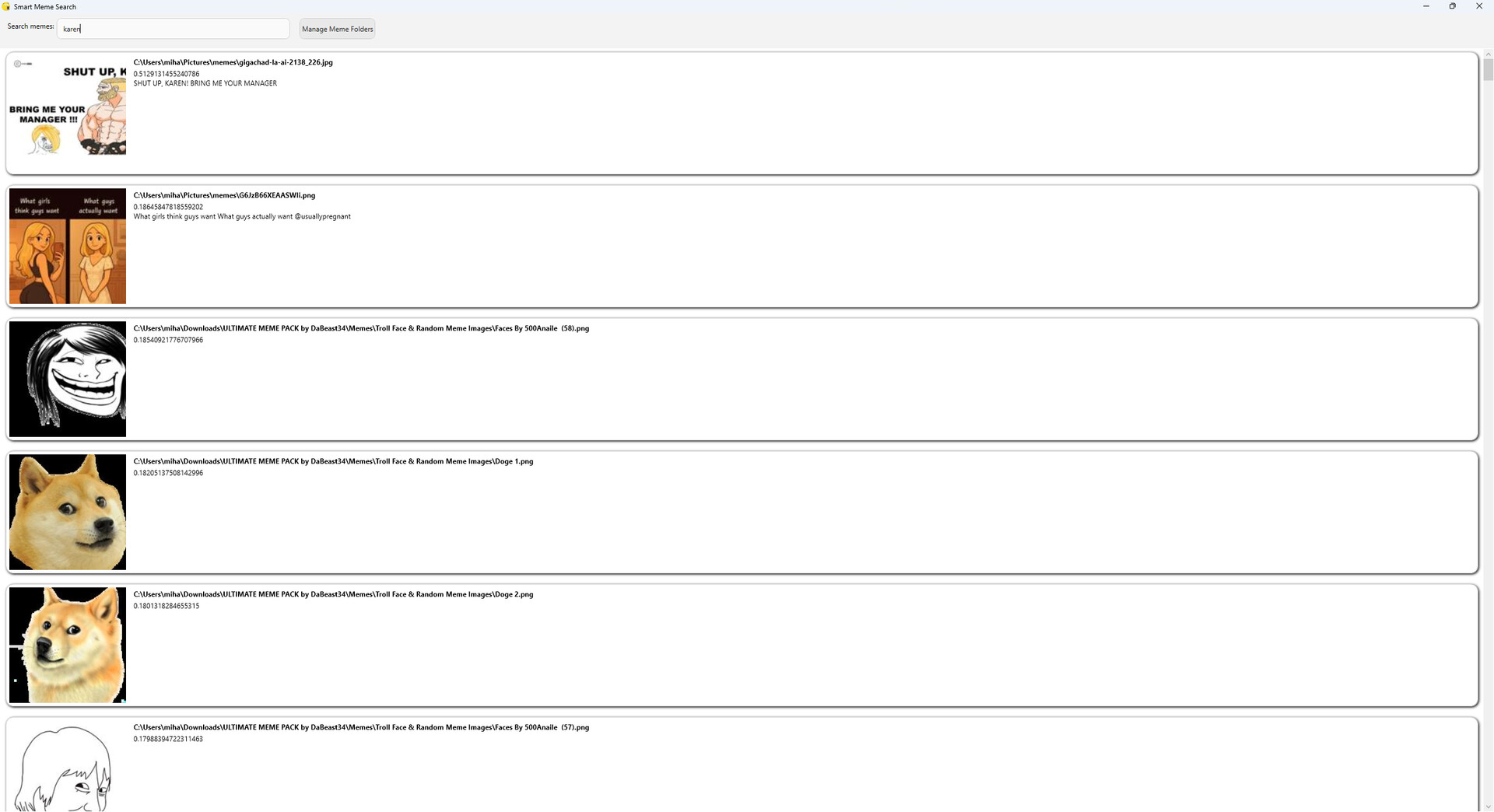 SmartMemeSearch Pro screenshot screenshot 4
