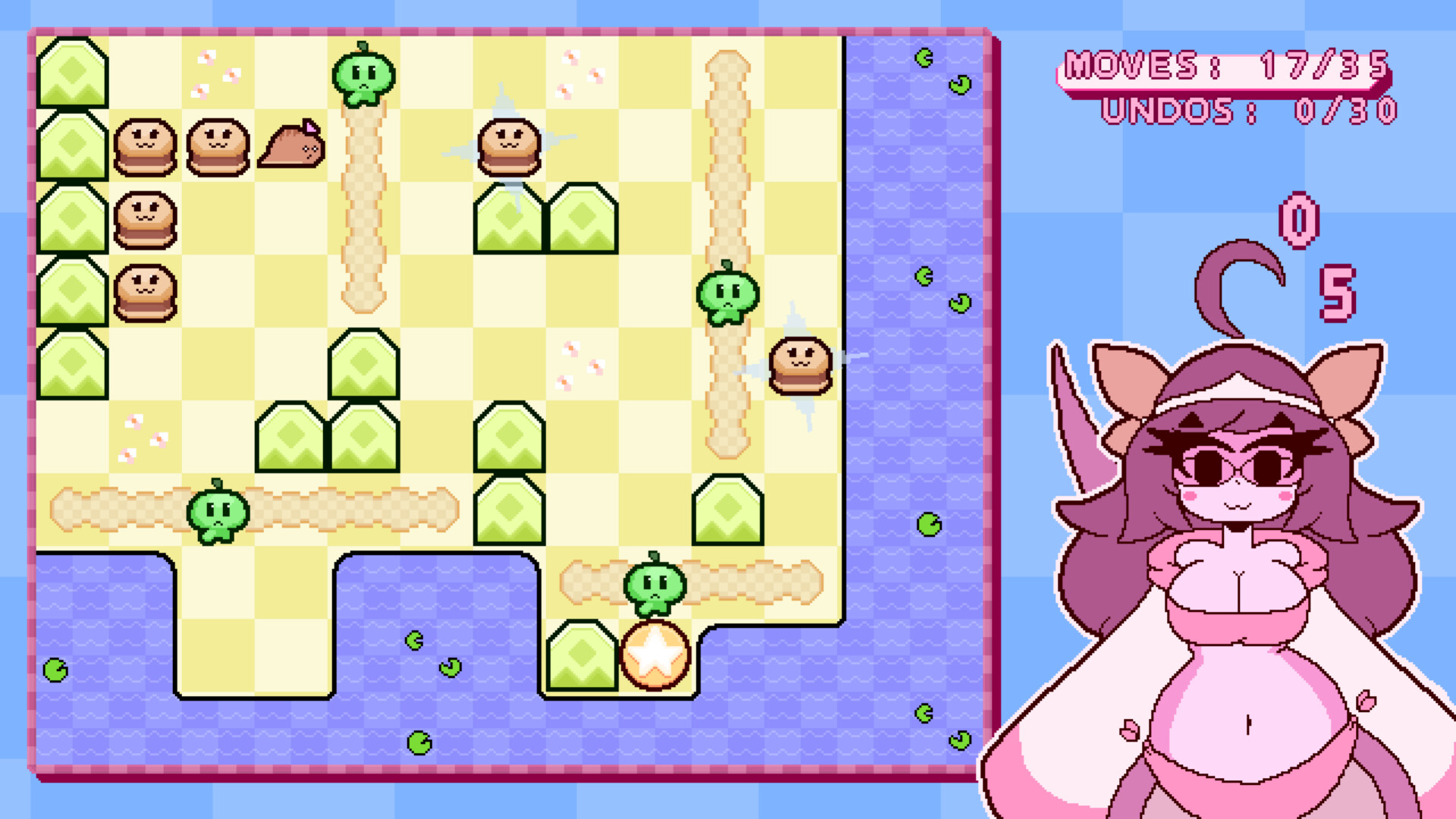 Giant Snake Girl wants The Burger! screenshot #1