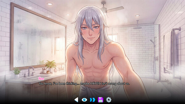Screenshot of Femboy House gameplay showing in-action mechanics