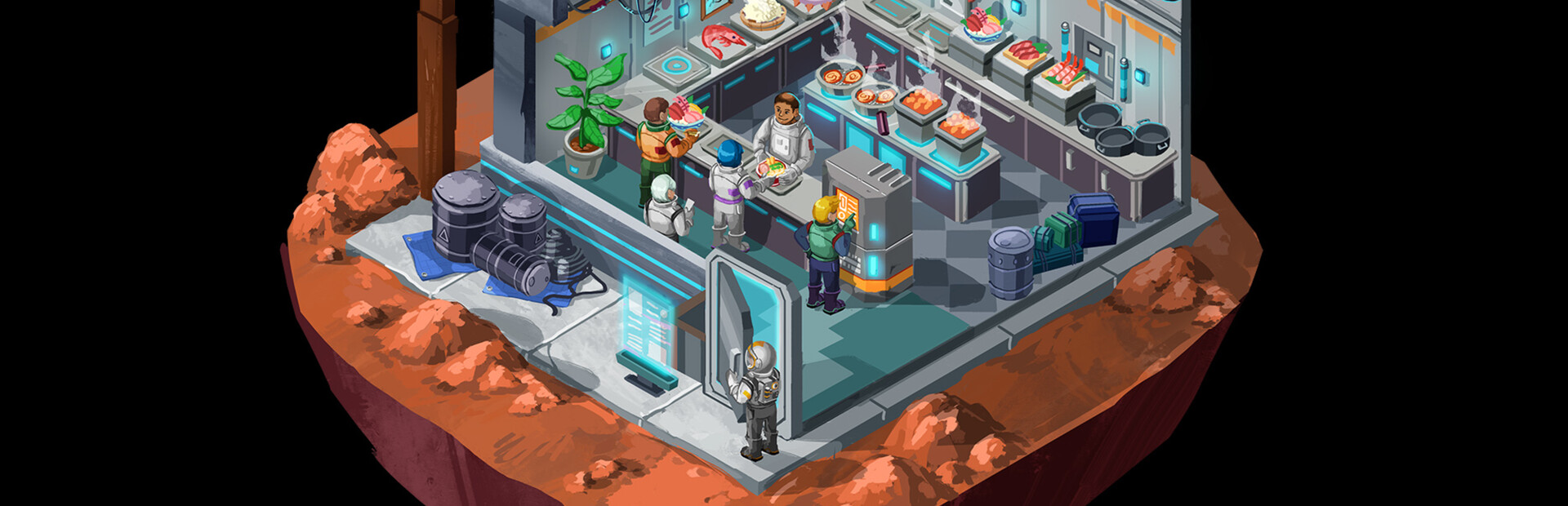 Mars Base Alley