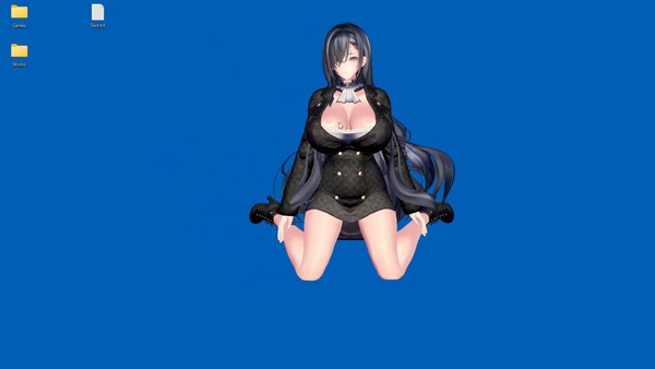 Hentai Secretary (Desktop Mascot) - Demo scene