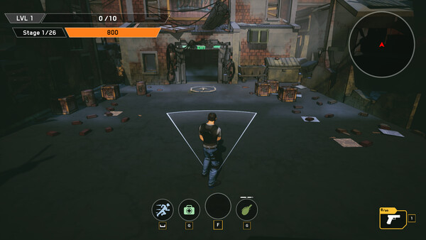 Screenshot of UnfAIr War: Survivors gameplay showing in-action mechanics