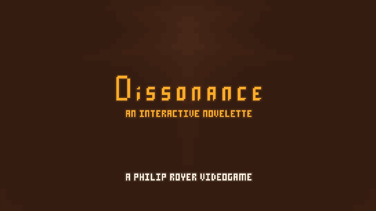 #1. Dissonance: An Interactive Novelette (Steam) 由: Philip Royer