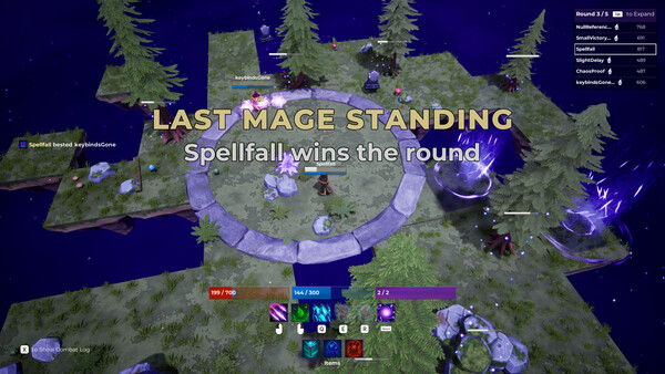Screenshot 4 of Spellfall: Last Mage Standing - final gameplay screenshot