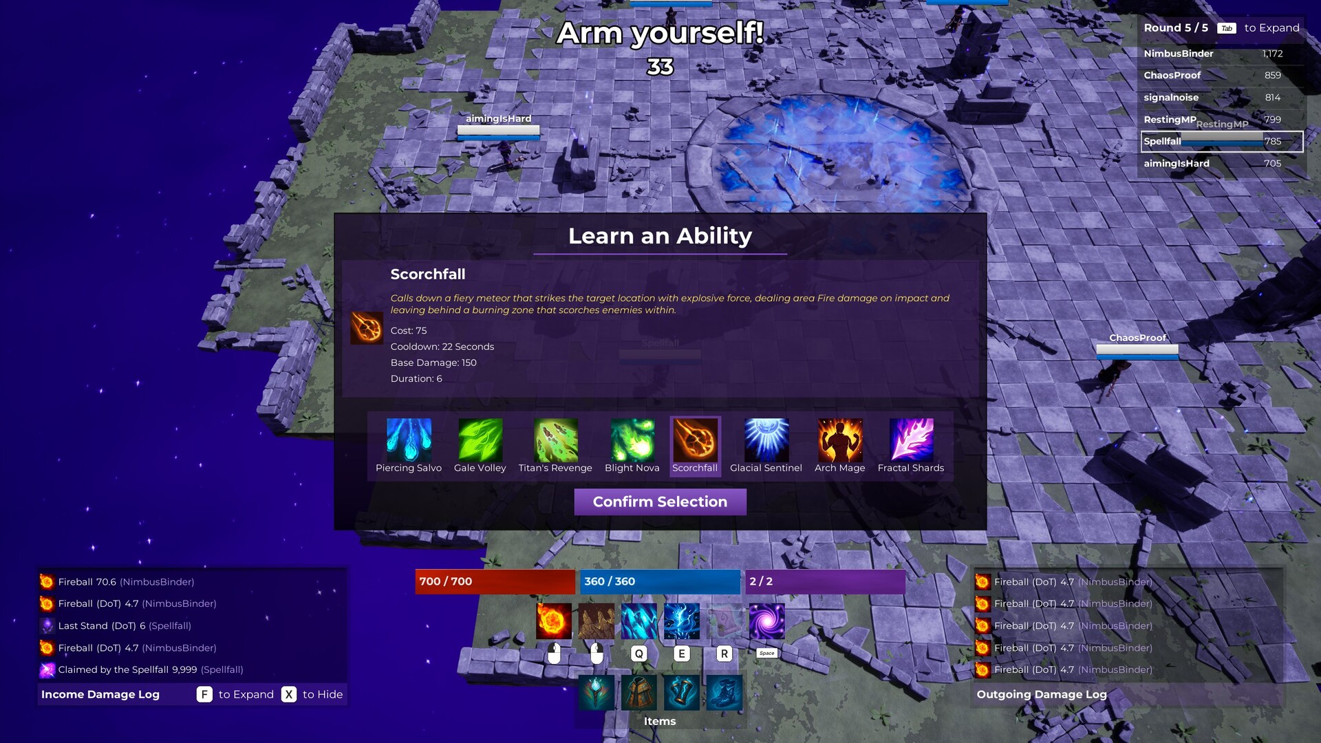 Spellfall: Last Mage Standing screenshot #2