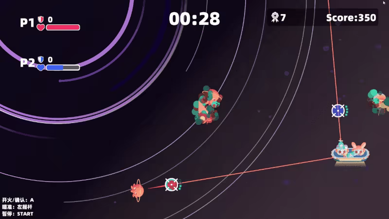 Unanchored Spaceshooting video 5