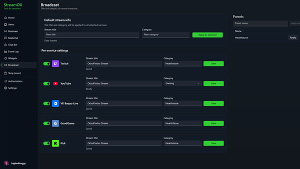 StreamOX screenshot 6