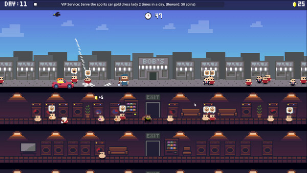 Screenshot of Bird Poo Game gameplay showing in-action mechanics