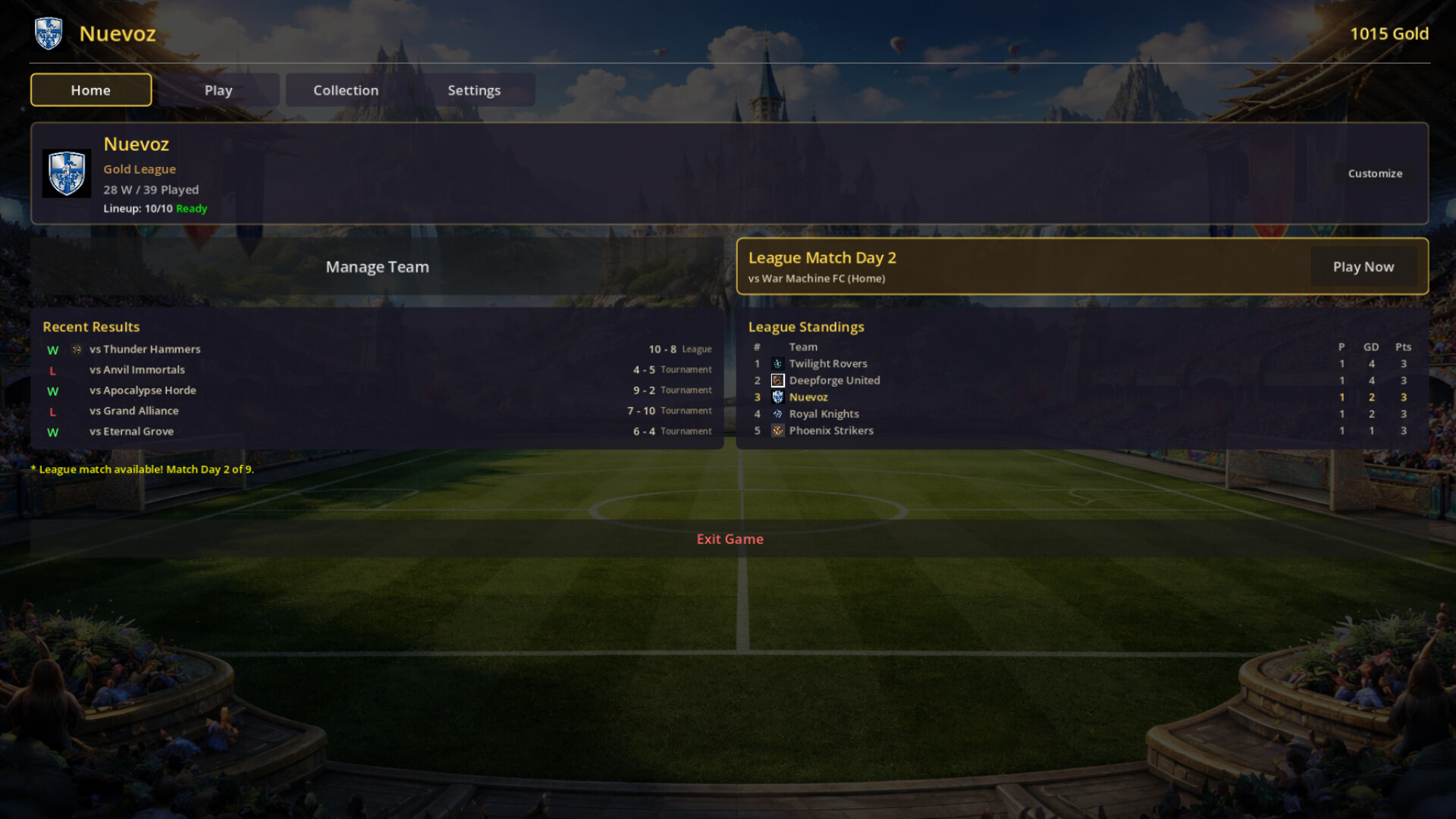 Realms Cup screenshot 1