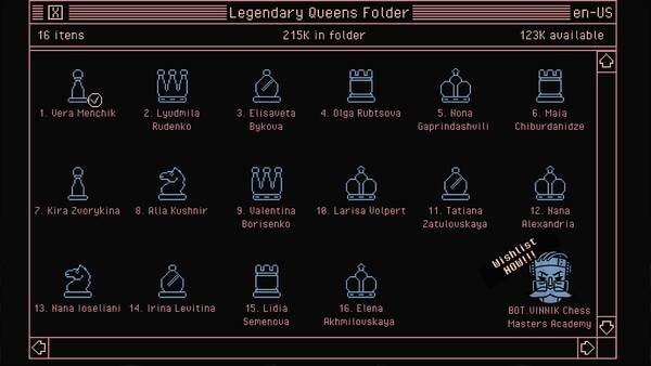 BOT.vinnik Chess: Legendary Queens game for Linux 1