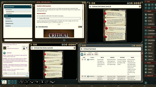 Fantasy Grounds - Critical Fails Deck screenshot 3
