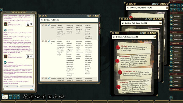 Fantasy Grounds - Critical Fails Deck screenshot 1