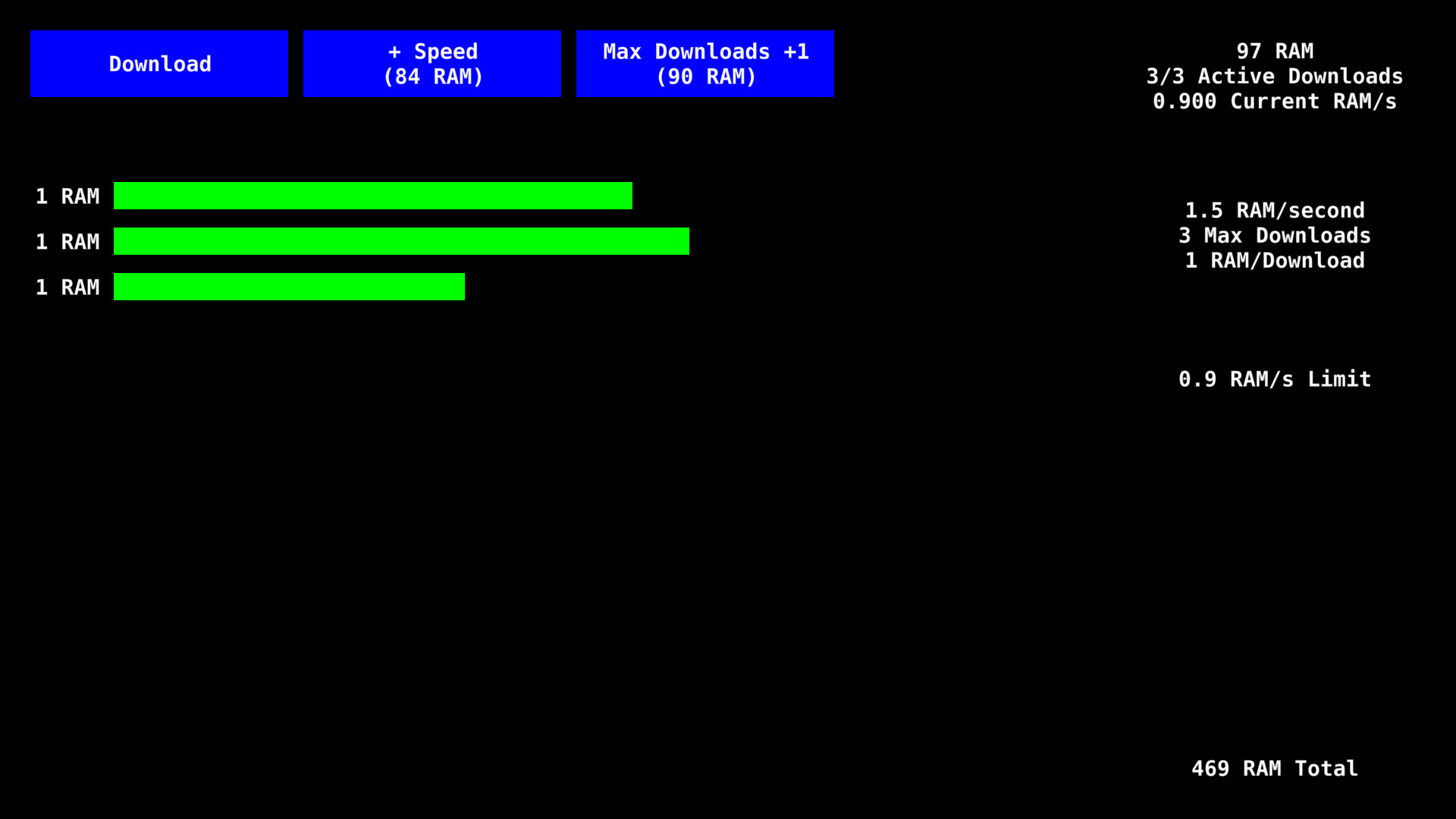 RAM Downloader screenshot #3