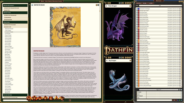 Fantasy Grounds - Pathfinder 2 RPG - Lost Omens: Draconic Codex