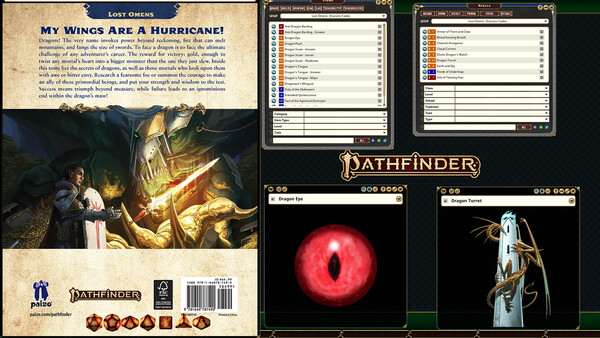 Fantasy Grounds - Pathfinder 2 RPG - Lost Omens: Draconic Codex