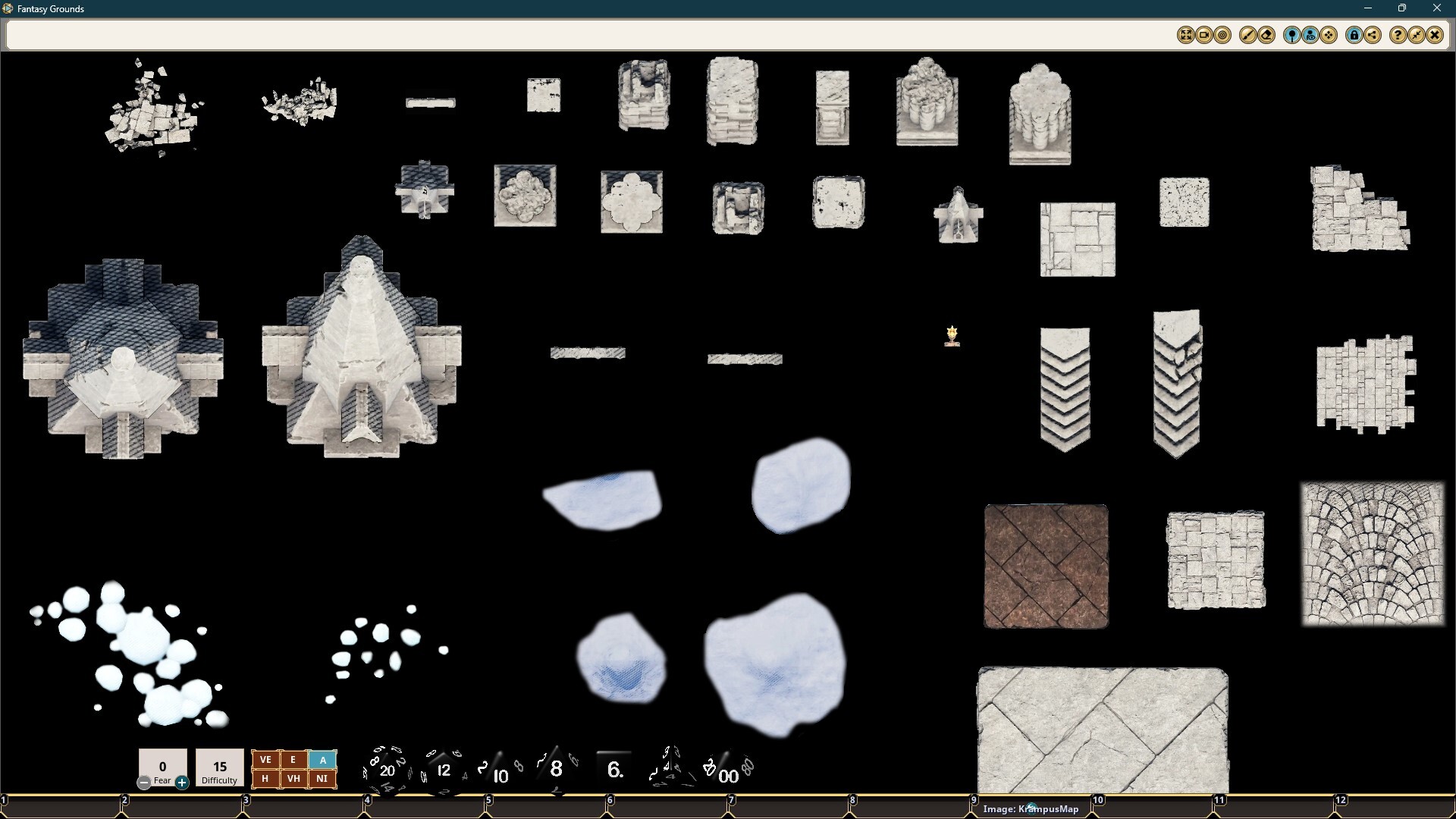 Fantasy Grounds - FG Kingdoms Bitter Arctic Map Pack