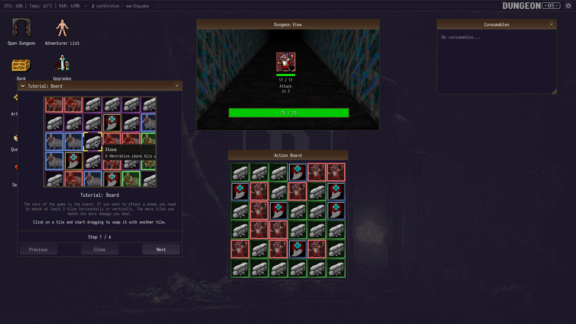 DungeonOS screenshot #1