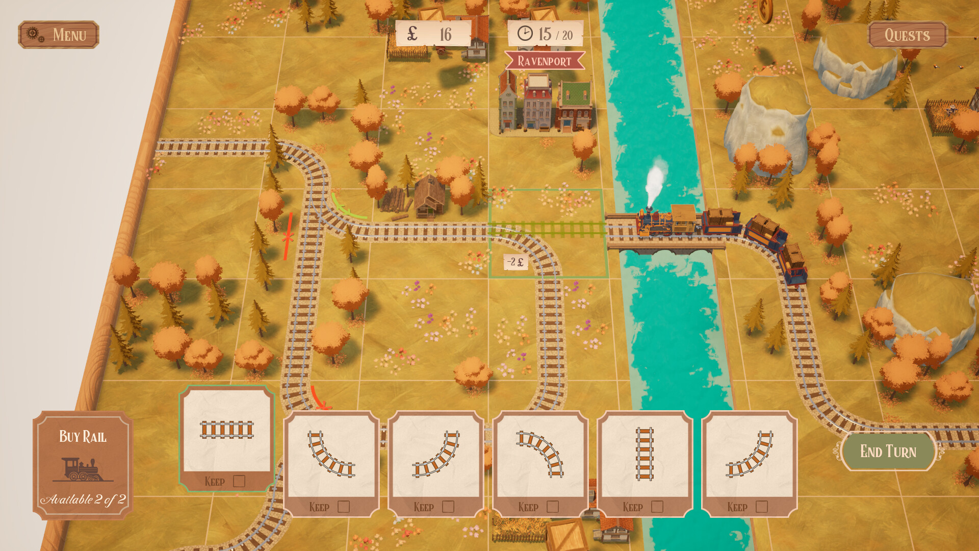 Railroad to Amberfield screenshot 1