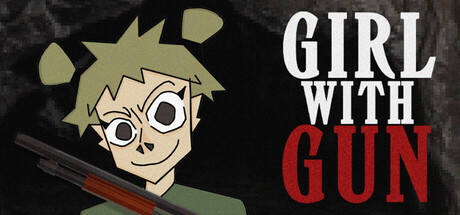 Girl with gun Banner
