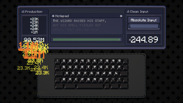 Screenshot of Keycler gameplay showing in-action mechanics