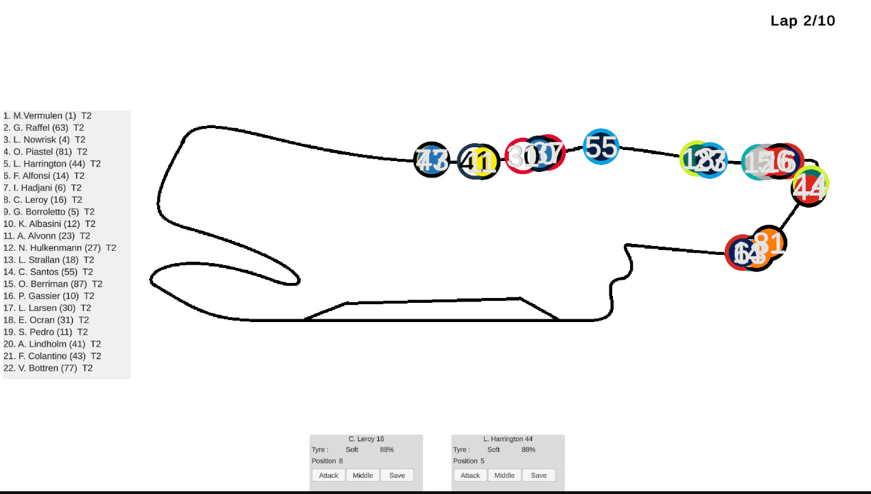 Racing Manager screenshot #1