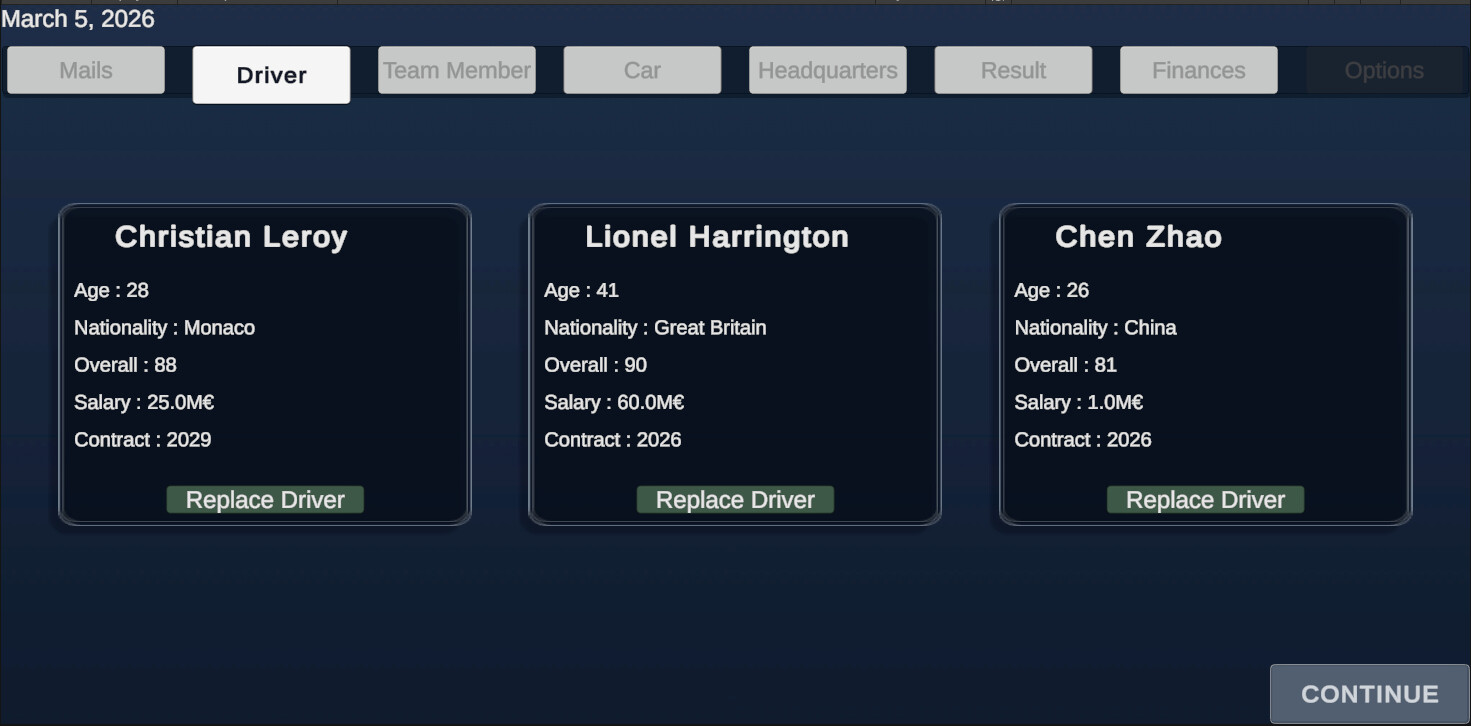 Racing Manager screenshot #3