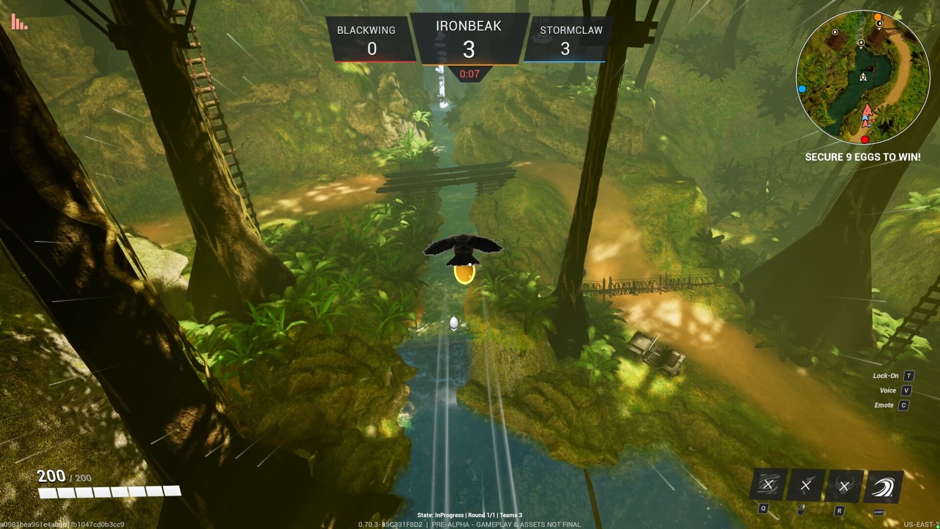 Birds of War ゲーム画面1