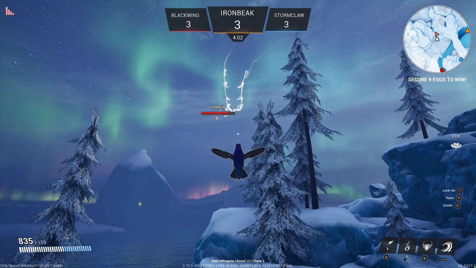 Birds of War ゲーム画面2