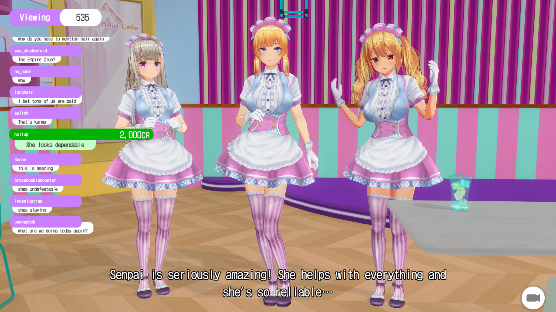 CUSTOM ORDER MAID 3D2 It's a Night Magic Empire Maid Cafe Season 2 screenshot
