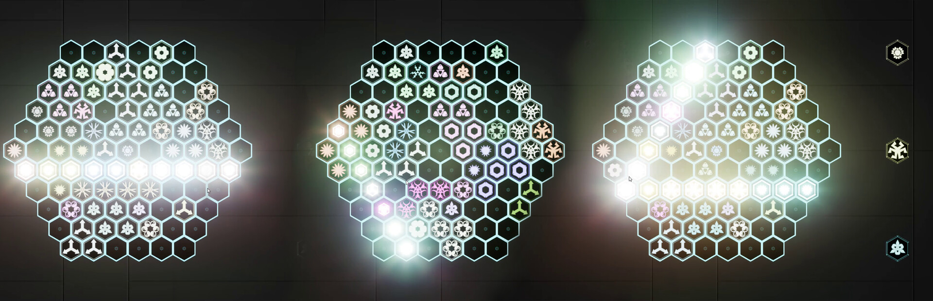 Glowing Hexagon