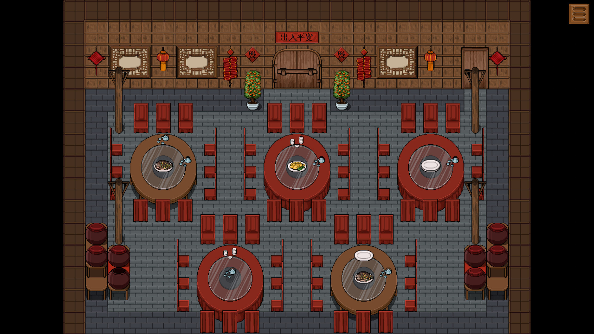 RPG Maker MZ - CSW STUDIO New Year Decorations - Tilesets and UI Featured Screenshot #1