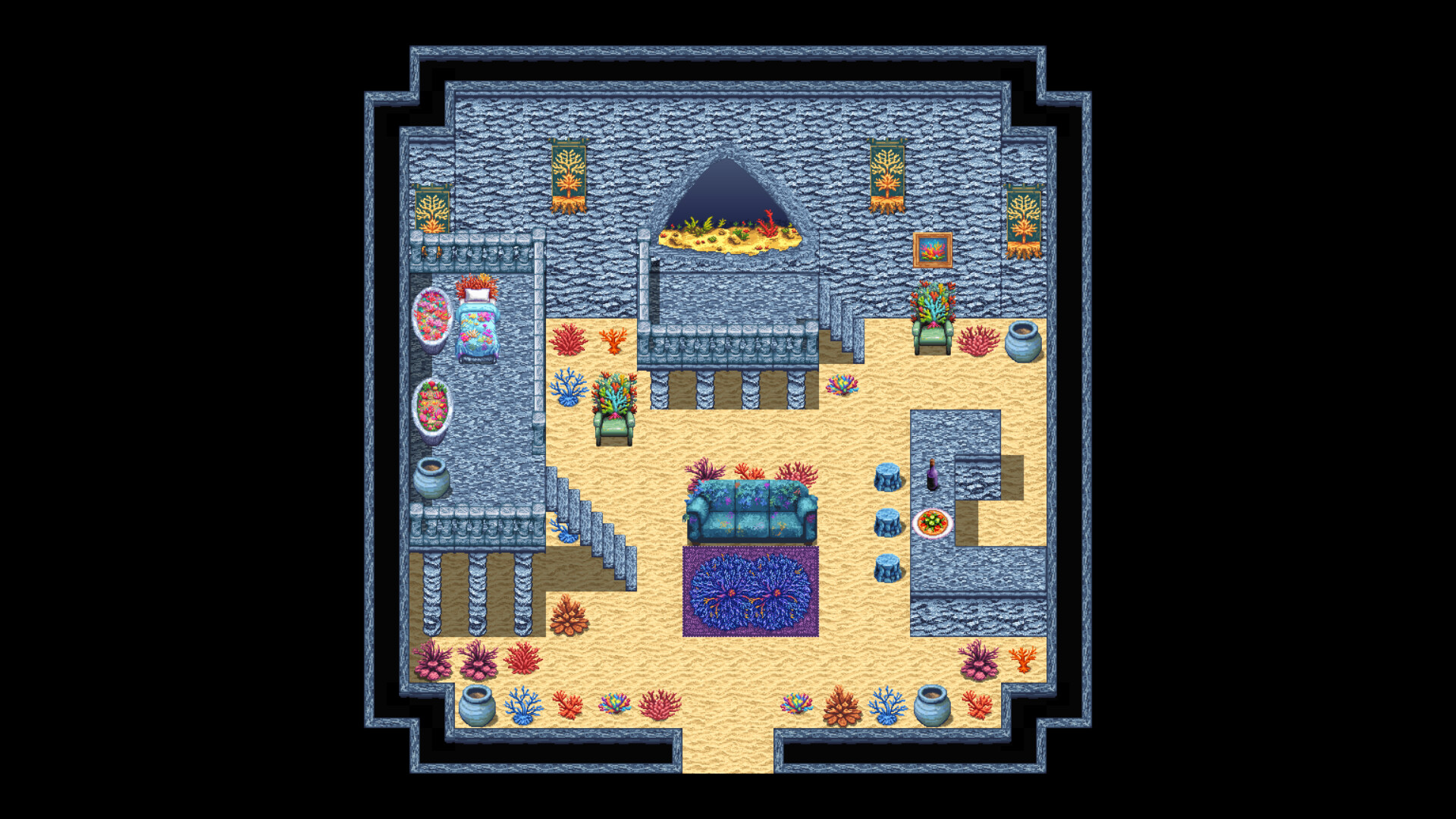 RPG Maker MV - Emberatix - Coral Theme Tileset Featured Screenshot #1