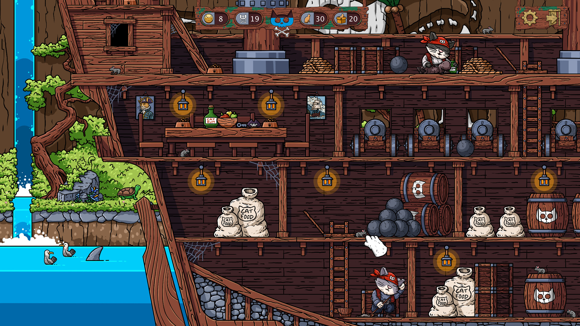 Meowrvelous Pirate Cats - A Hidden Object Game screenshot #3