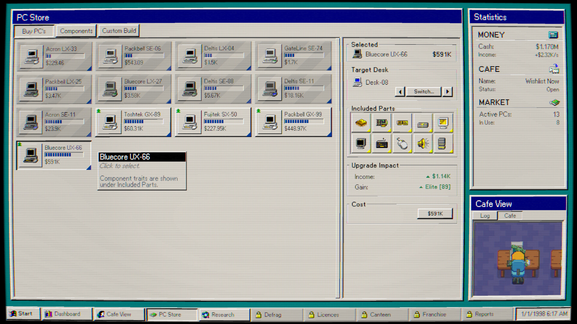 Internet Cafe 98 screenshot 4
