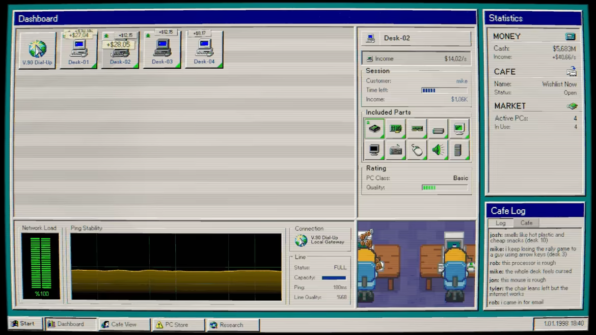 Internet Cafe 98 video 1