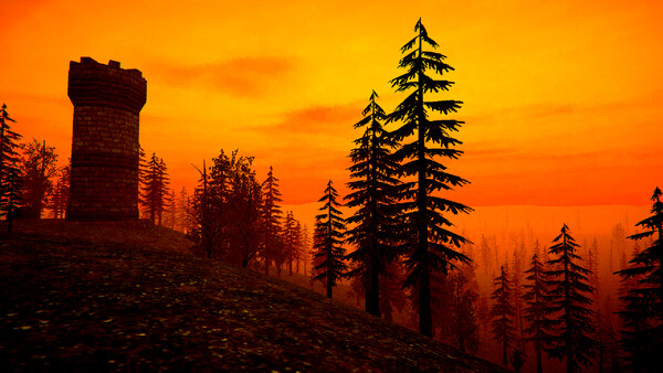 Screenshot of Highland Trip gameplay showing in-action mechanics
