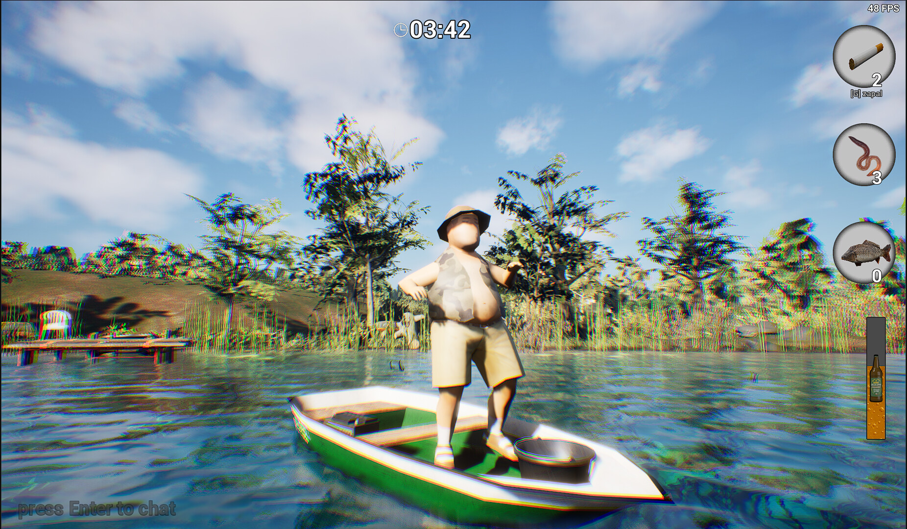 Fishing for Idiots: Single player screenshot #4