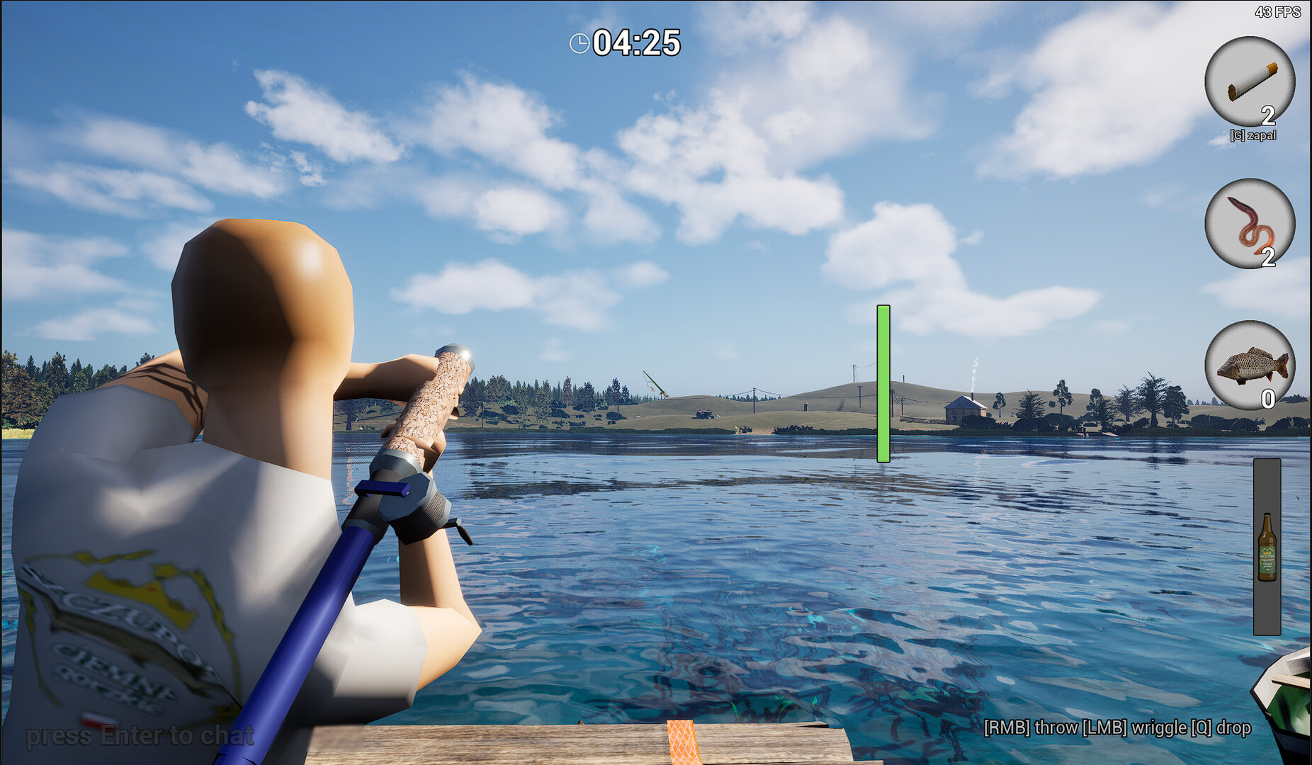 Fishing for Idiots: Single player screenshot #1