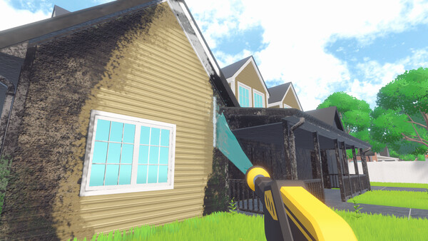Screenshot of Wash It gameplay showing in-action mechanics