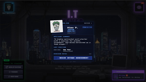 I.T. Never Ends in-game screenshot 2
