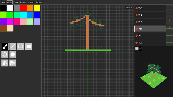 Pixel Builder game for Linux 1