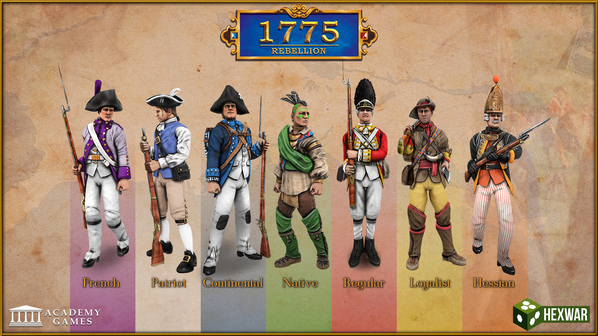 screenshot of 1775: Rebellion 1