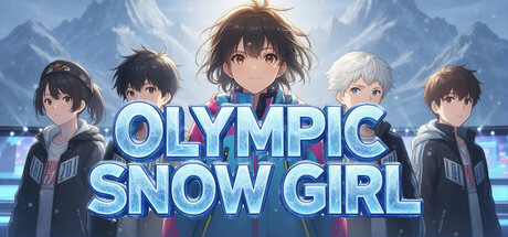 Olympic Snow Girl Banner