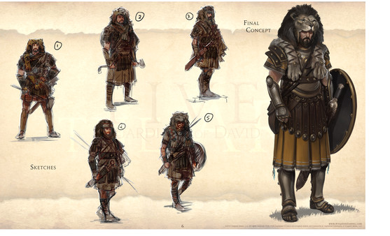 FIVE: Guardians of David Art Book screenshot 4