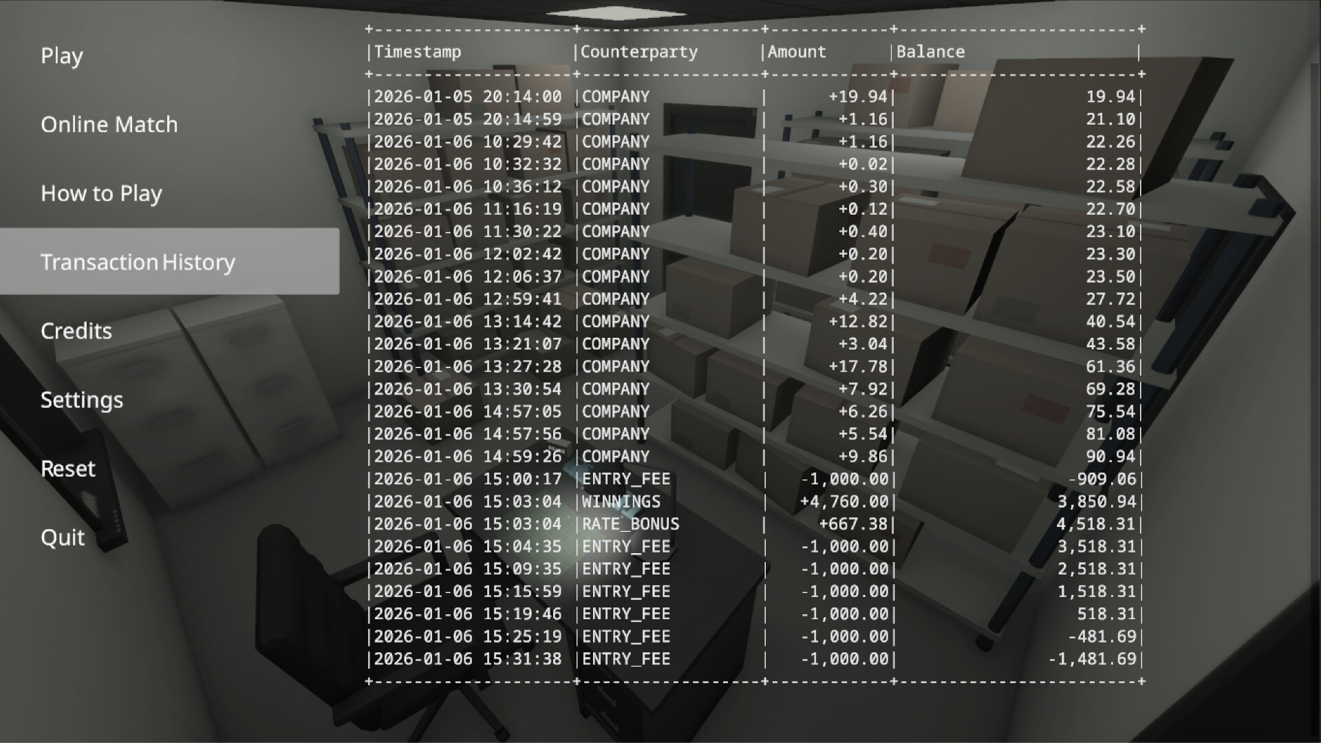 LOW VALUE JOB screenshot #8