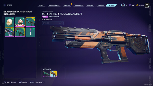 SPLITGATE: Arena Reloaded - Season 1: Starter Pack