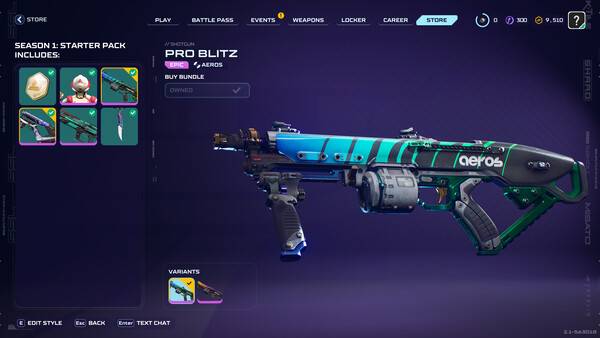 SPLITGATE: Arena Reloaded - Season 1: Starter Pack