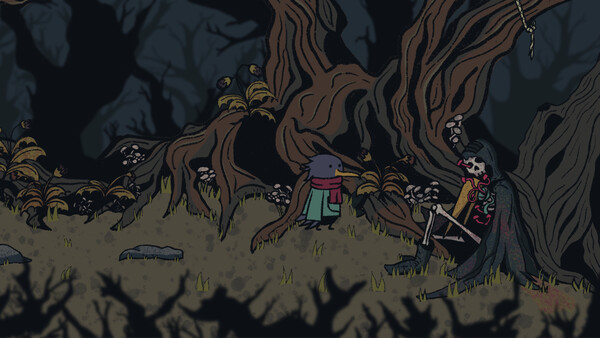 Screenshot of Not a Crow gameplay showing in-action mechanics